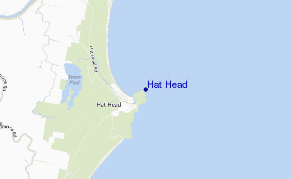 mappa di localizzazione di Hat Head