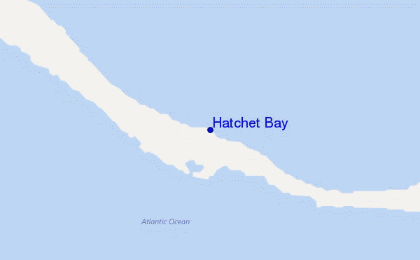 mappa di localizzazione di Hatchet Bay