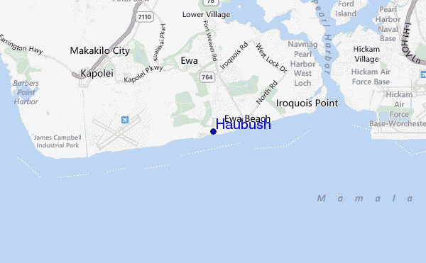 mappa di localizzazione di Haubush