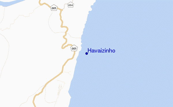 mappa di localizzazione di Havaizinho