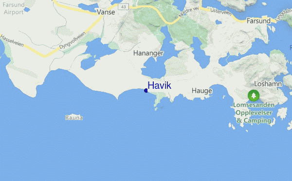 mappa di localizzazione di Havik