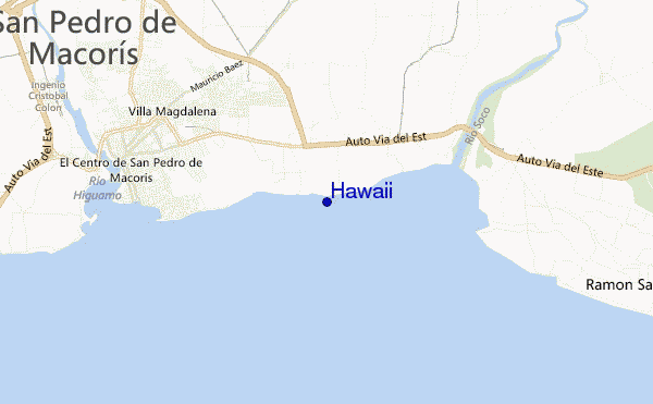mappa di localizzazione di Hawaii