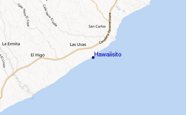 mappa di localizzazione di Hawaiisito