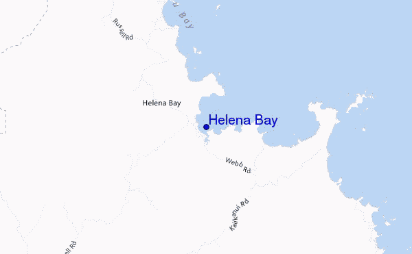 mappa di localizzazione di Helena Bay
