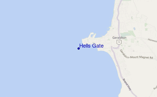 mappa di localizzazione di Hells Gate