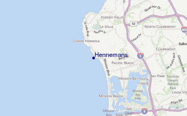 mappa di localizzazione di Hennemans