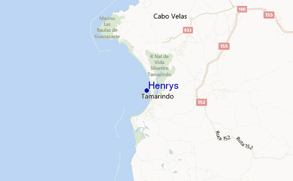mappa di localizzazione di Henrys