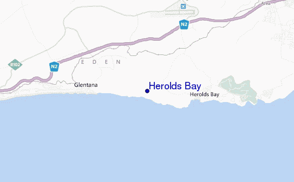 mappa di localizzazione di Herolds Bay