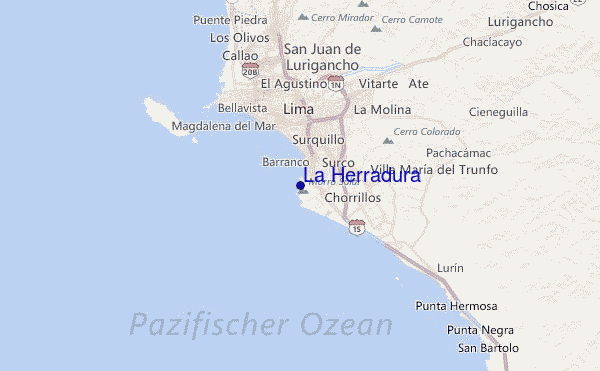 La Herradura Location Map