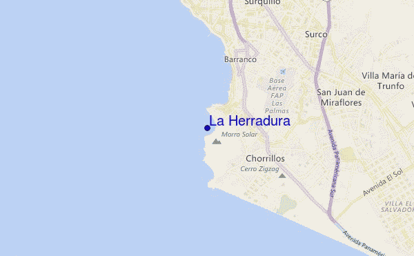 mappa di localizzazione di La Herradura