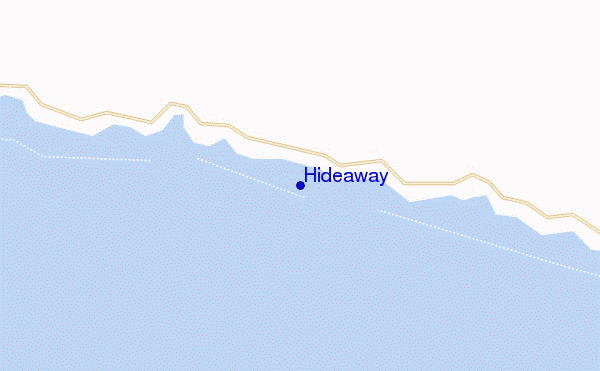 mappa di localizzazione di Hideaway