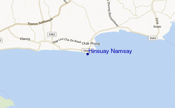mappa di localizzazione di Hinsuay Namsay