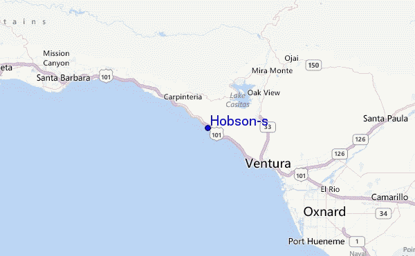 Hobson's Location Map