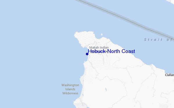 Hobuck/North Coast Location Map