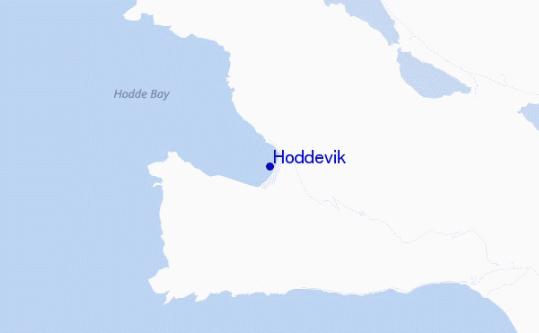 mappa di localizzazione di Hoddevik