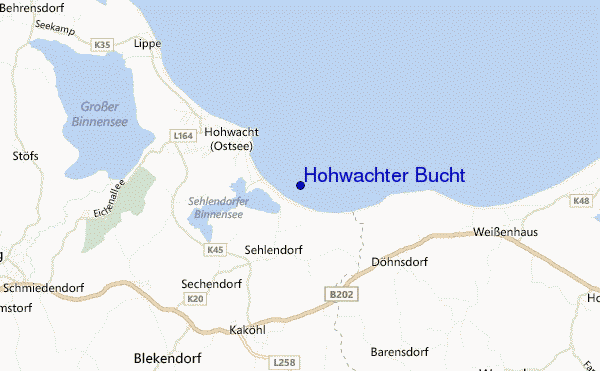 mappa di localizzazione di Hohwachter Bucht