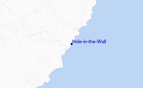 mappa di localizzazione di Hole-in-the-Wall