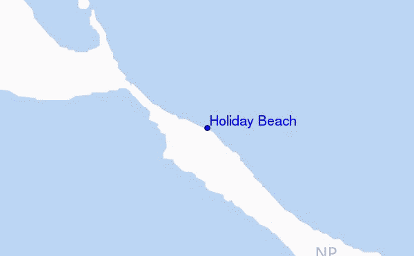 mappa di localizzazione di Holiday Beach