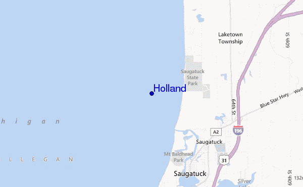 mappa di localizzazione di Holland