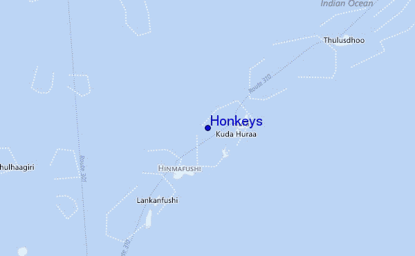 mappa di localizzazione di Honkeys