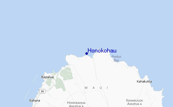 mappa di localizzazione di Honokohau