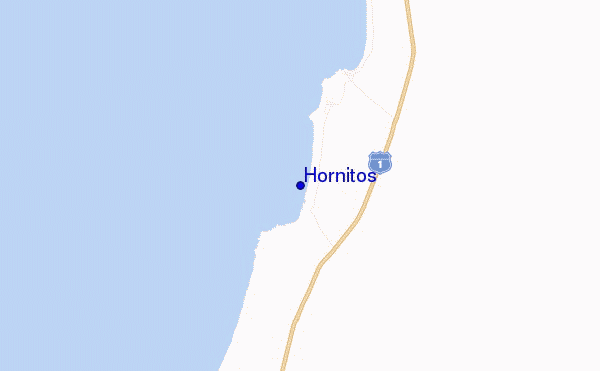 mappa di localizzazione di Hornitos