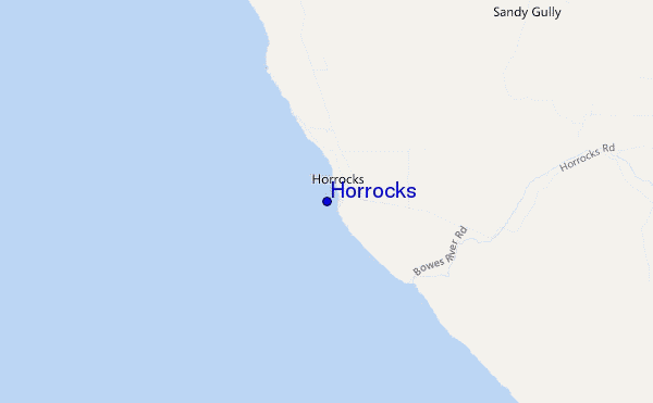 mappa di localizzazione di Horrocks