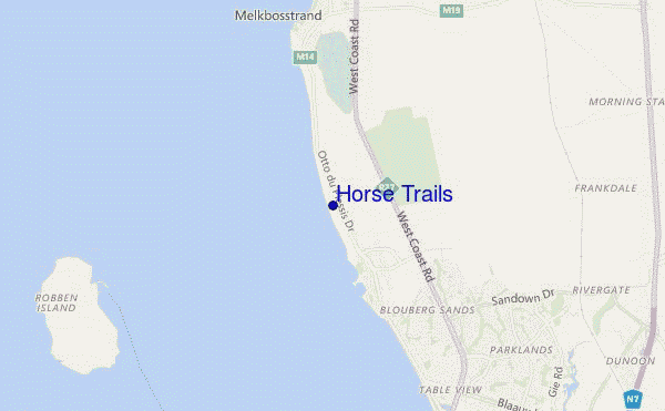mappa di localizzazione di Horse Trails