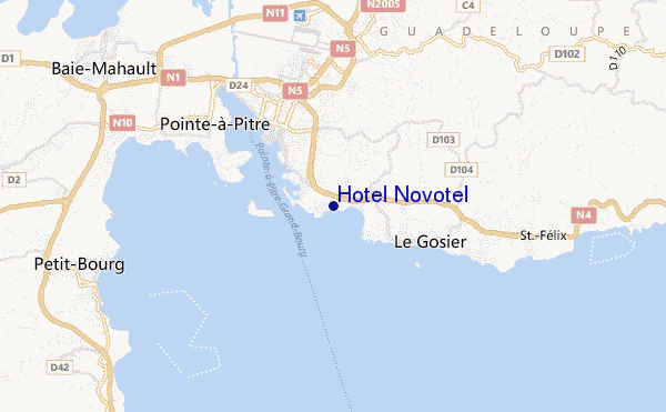 mappa di localizzazione di Hotel Novotel