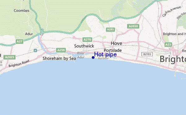 mappa di localizzazione di Hot pipe