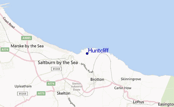 mappa di localizzazione di Huntcliff
