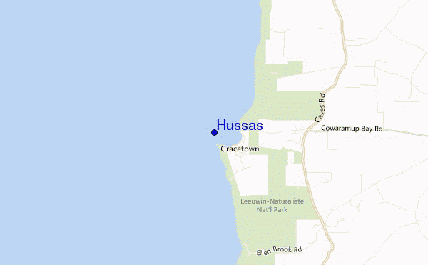 mappa di localizzazione di Hussas