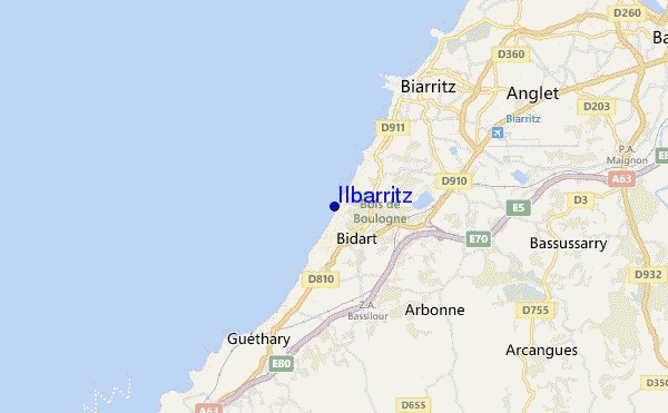 mappa di localizzazione di IIbarritz