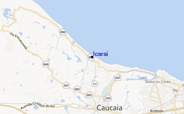 mappa di localizzazione di Icarai