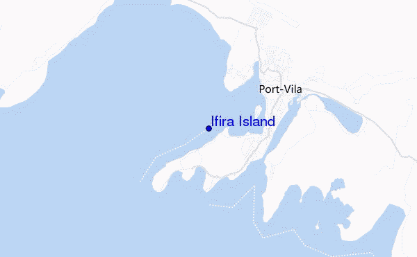 mappa di localizzazione di Ifira Island