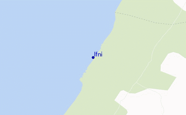 mappa di localizzazione di Ifni