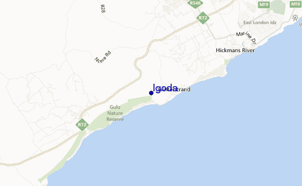 mappa di localizzazione di Igoda