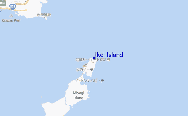 mappa di localizzazione di Ikei Island