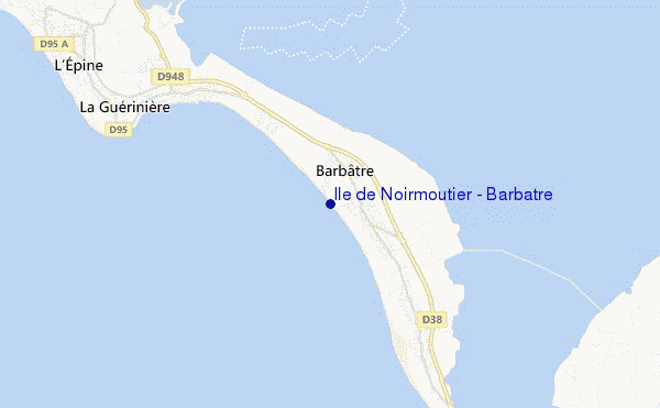 mappa di localizzazione di Ile de Noirmoutier - Barbatre