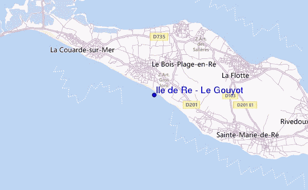 mappa di localizzazione di Ile de Re - Le Gouyot