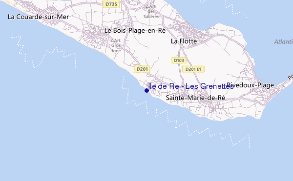 mappa di localizzazione di Ile de Re - Les Grenettes