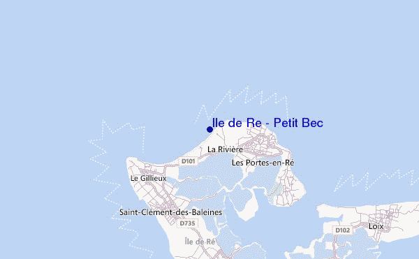 mappa di localizzazione di Ile de Re - Petit Bec
