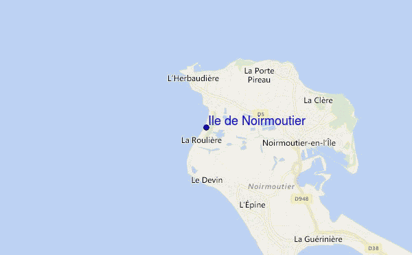 mappa di localizzazione di Ile de Noirmoutier