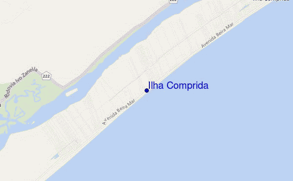 mappa di localizzazione di Ilha Comprida
