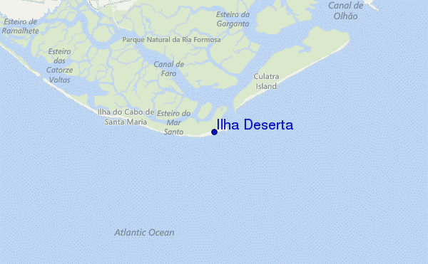 mappa di localizzazione di Ilha Deserta