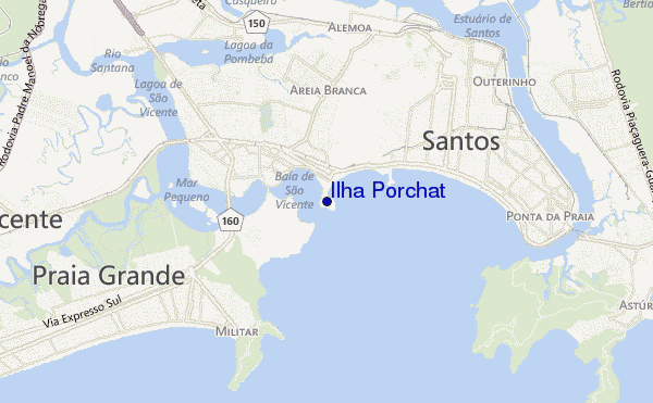 mappa di localizzazione di Ilha Porchat