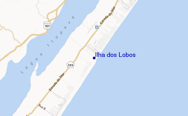 mappa di localizzazione di Ilha dos Lobos