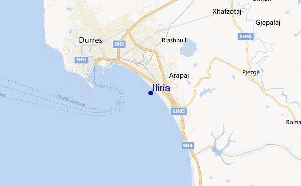 mappa di localizzazione di Iliria