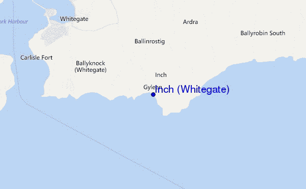mappa di localizzazione di Inch (Whitegate)