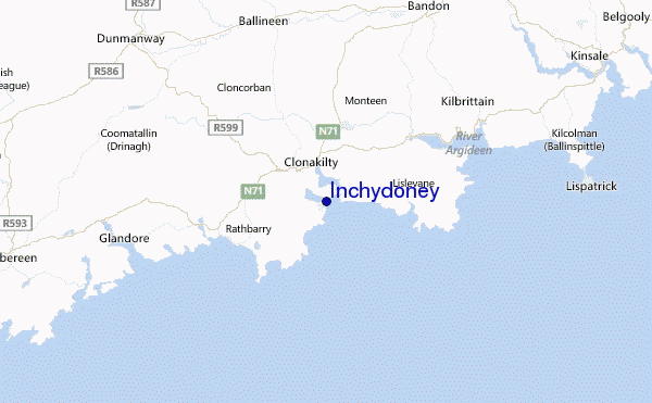 Inchydoney Location Map